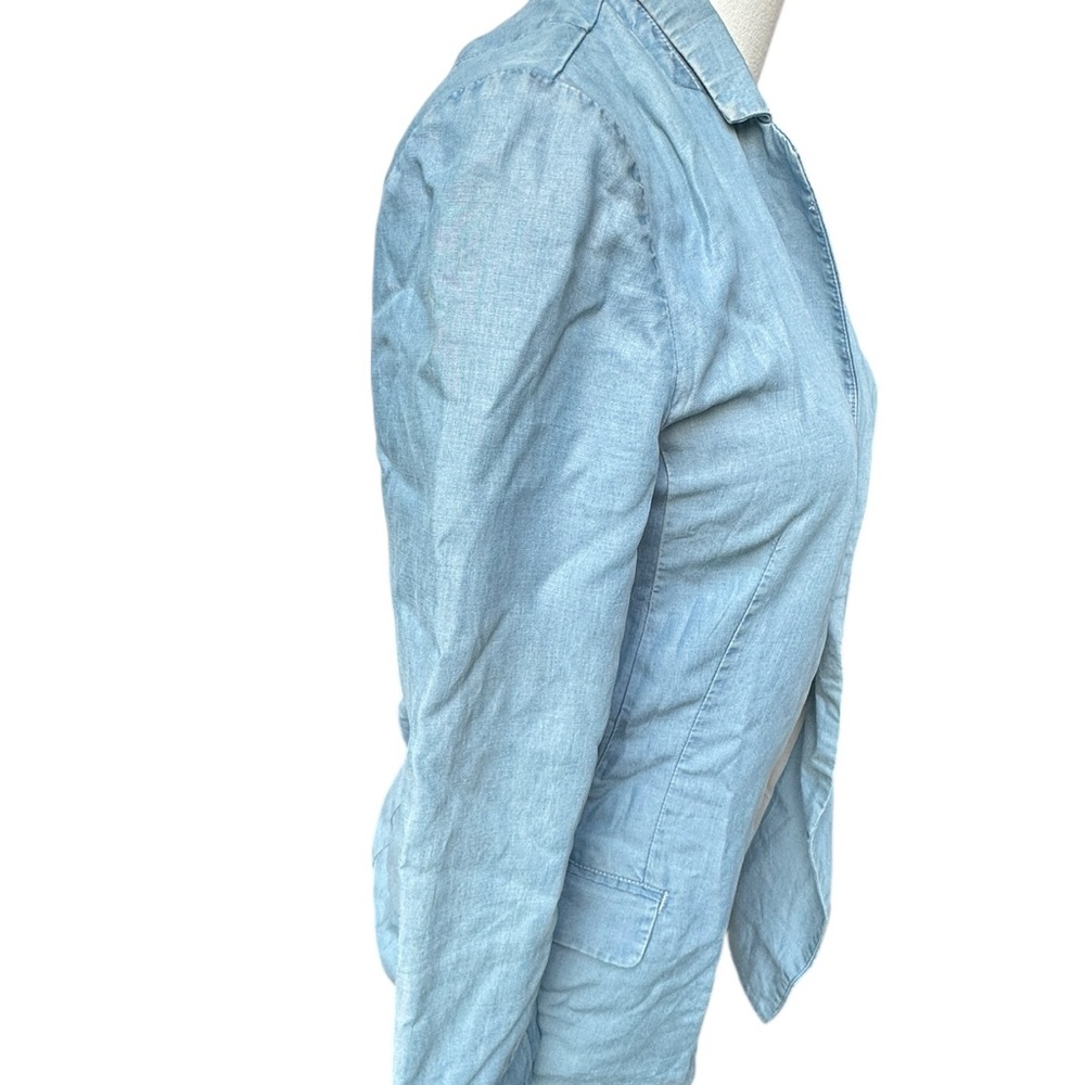 All Saints Light Blue  Blazer - Picture 11 of 17